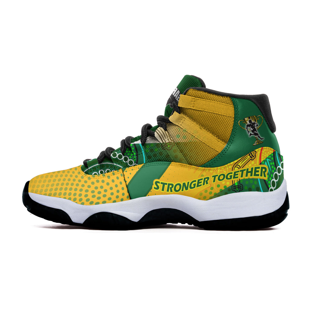 kangaroos-rugby-high-top-basketball-shoes-j11-kangaroos-mascot-stronger-together-high-top-sneakers-j11