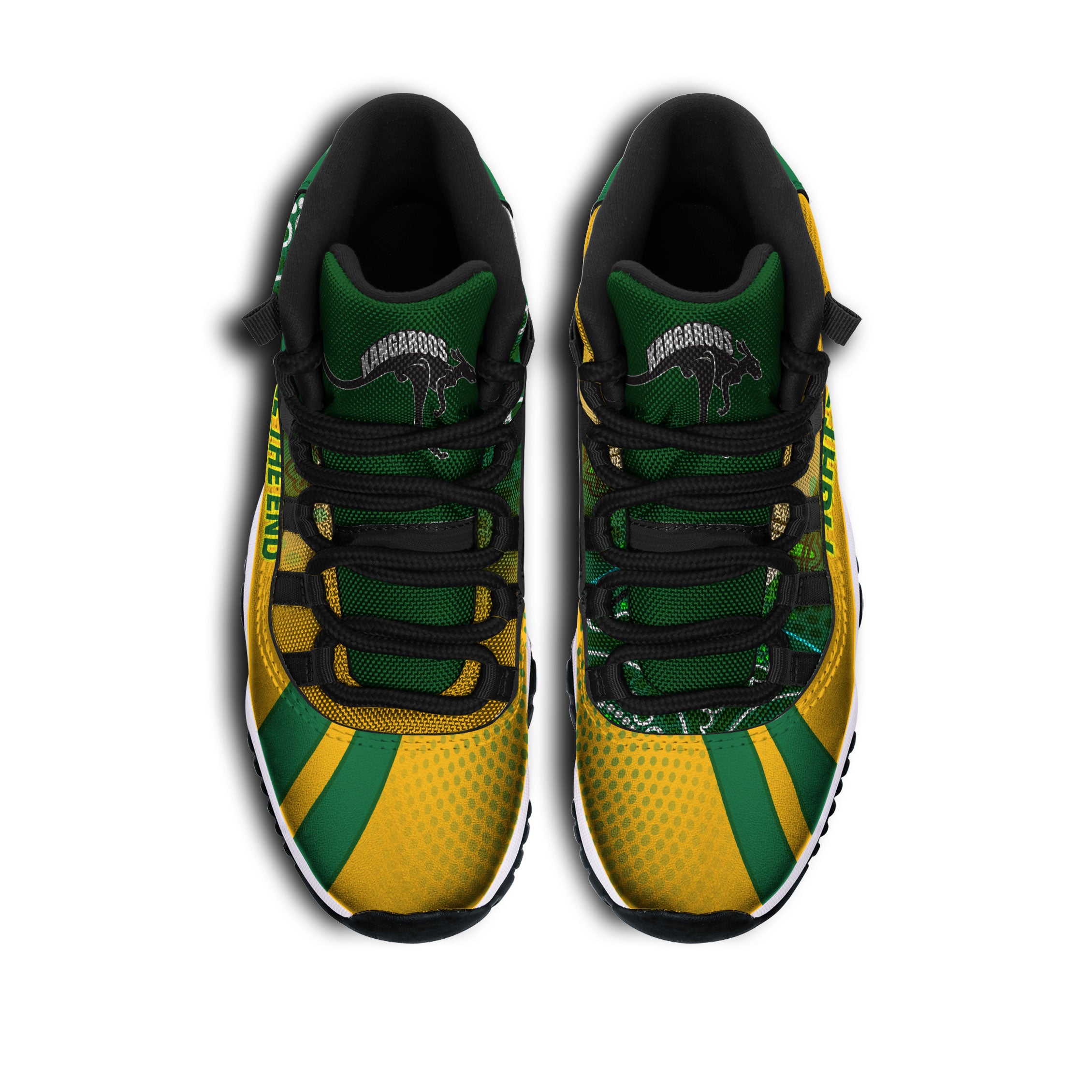 kangaroos-rugby-high-top-basketball-shoes-j11-kangaroos-mascot-stronger-together-high-top-sneakers-j11