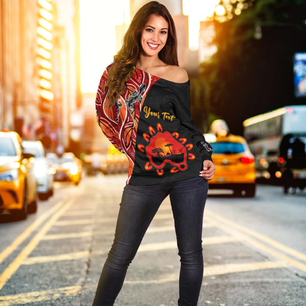 custom-personalised-australia-map-off-shoulder-sweater-aussie-kangaroo-aboriginal