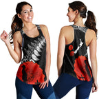 new-zealand-anzac-2022-women-racerback-tank-maori-mix-fern-poppy