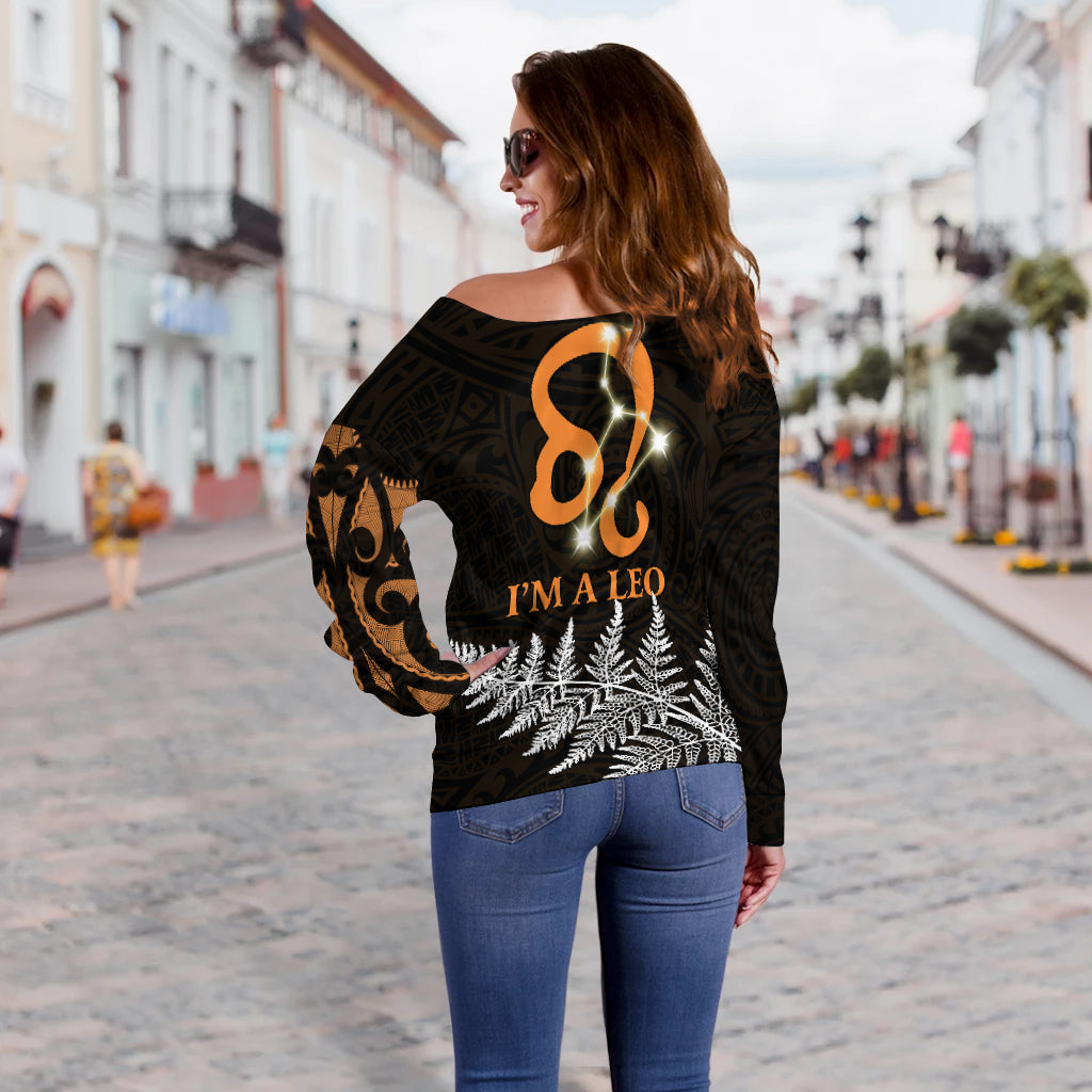leo-zodiac-style-maori-off-shoulder-sweater-orange-lion