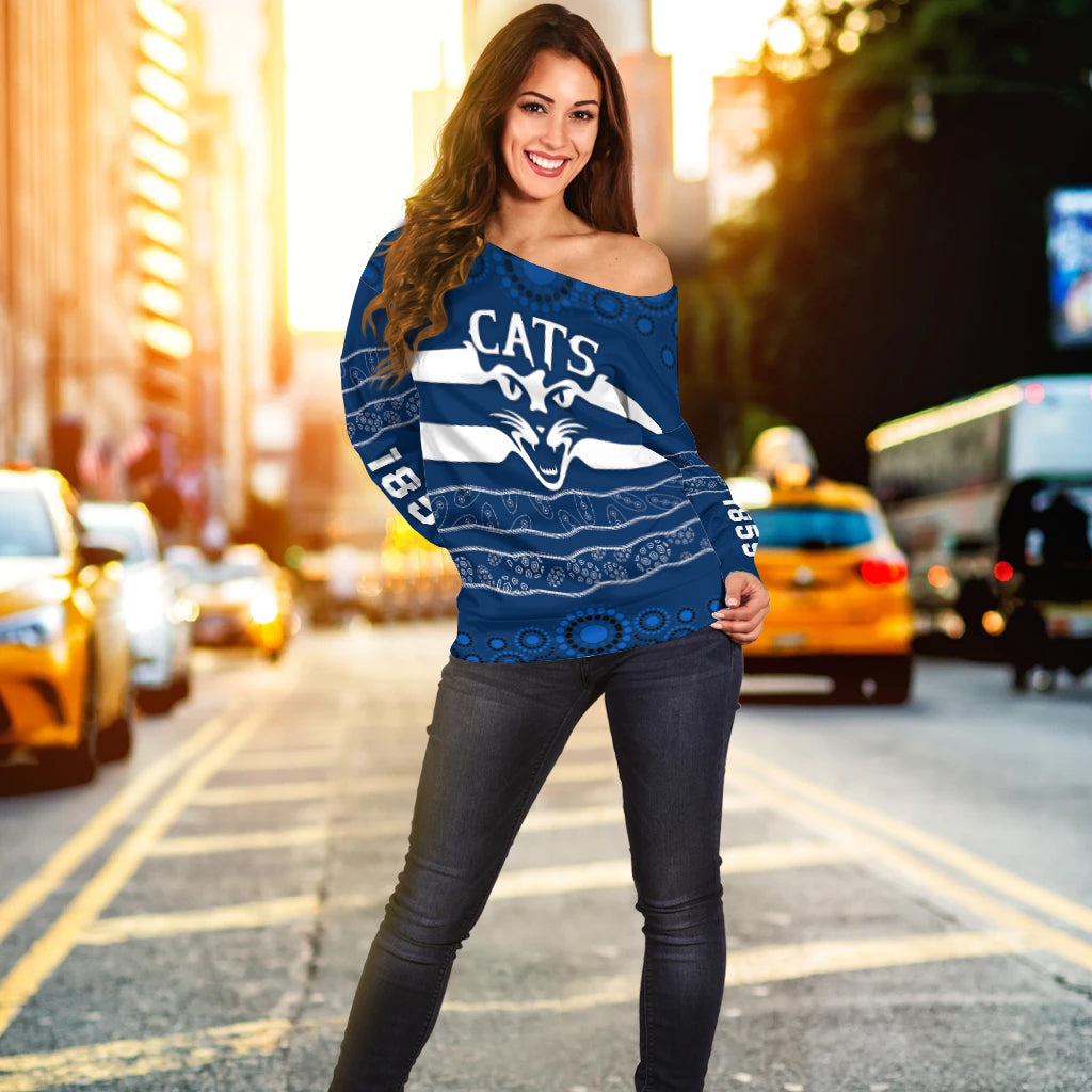 cats-indigenous-off-shoulder-sweater-football-geelong