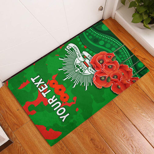 custom-personalised-rabbitohs-anzac-day-door-mat-south-sydney-camouflage-mix-aboriginal