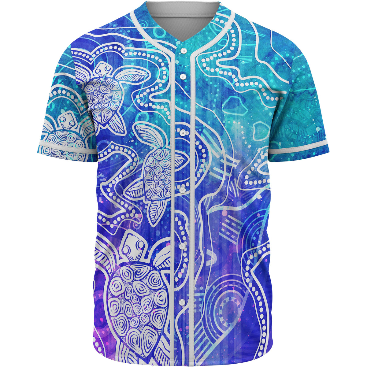 aboriginal-baseball-shirt-sea-turtle-with-indigenous-patterns-blue