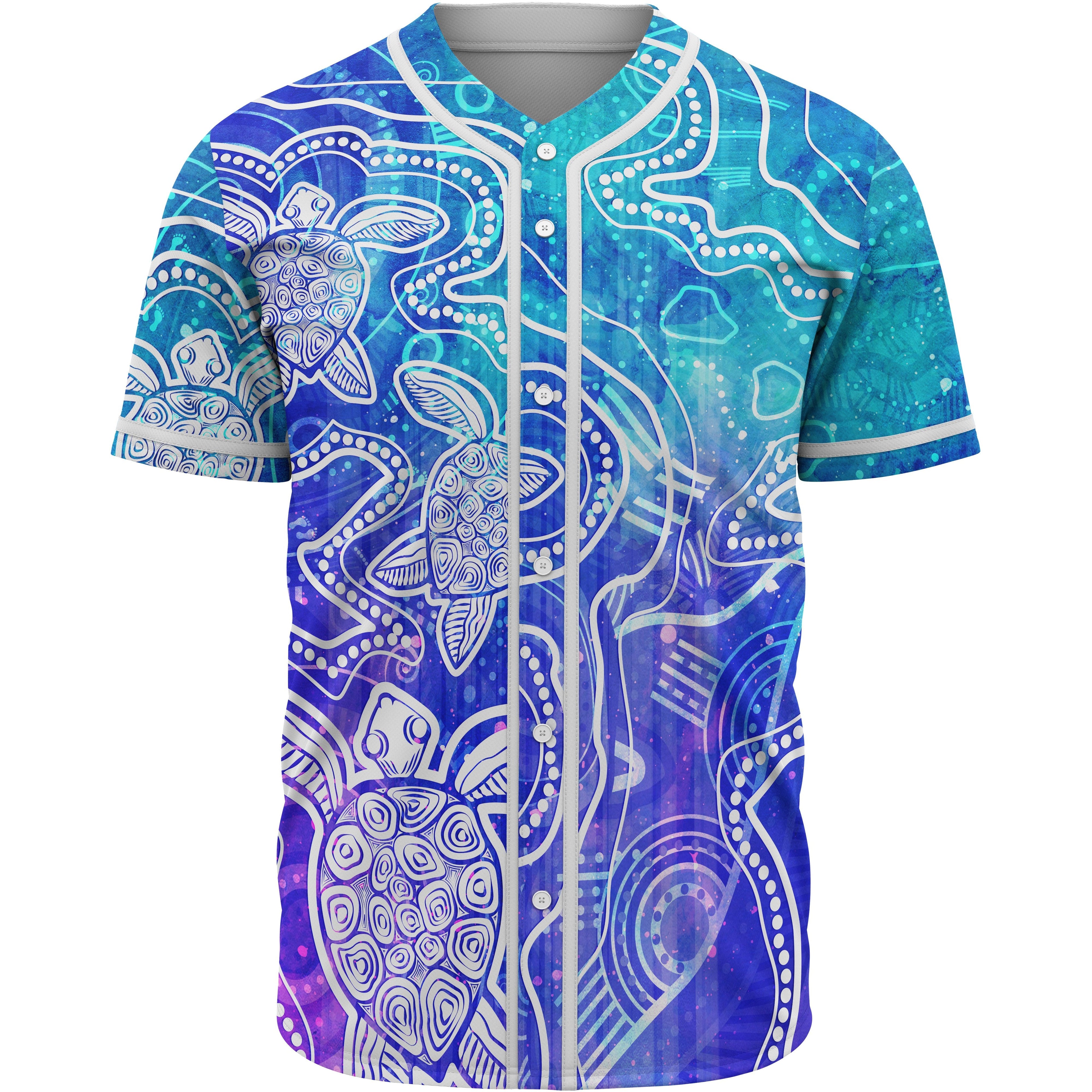aboriginal-baseball-shirt-sea-turtle-with-indigenous-patterns-blue