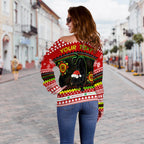 custom-personalised-panthers-christmas-off-shoulder-sweater-penrith-snow-mix-indigenous