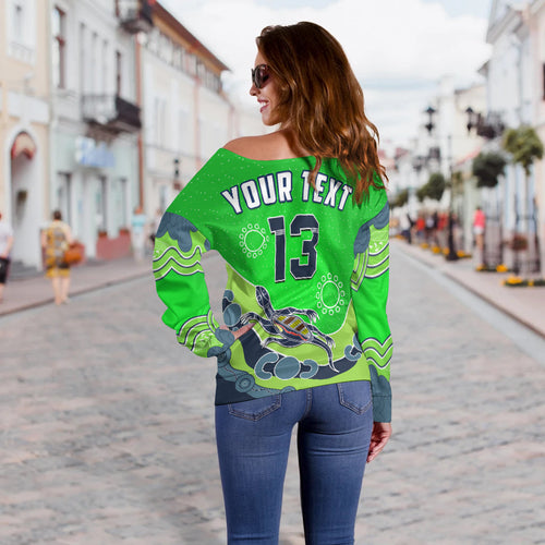 custom-personalised-raiders-indigenous-off-shoulder-sweater-canberra-the-milk-custom-text-and-number