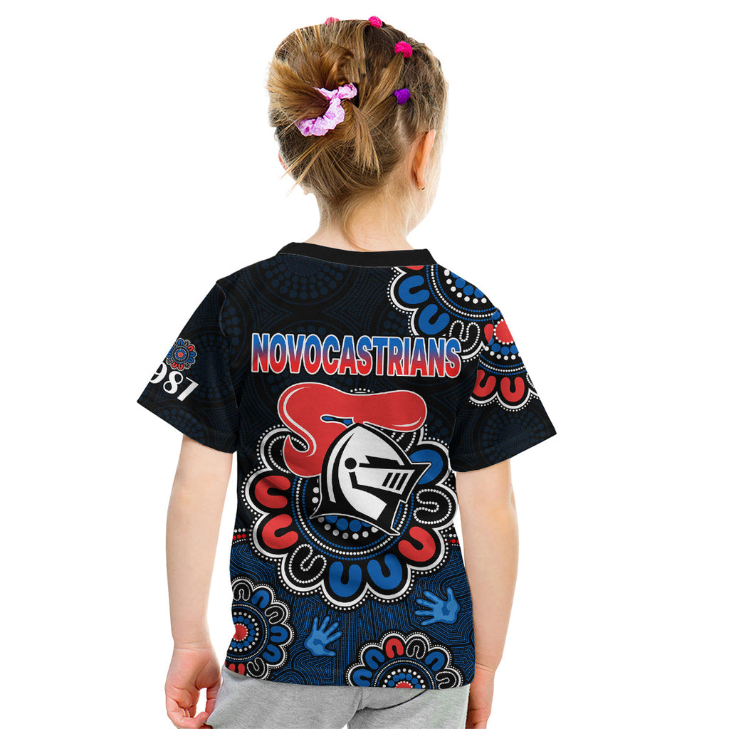 nrl-newcastle-knights-rugby-novocastrians-1987-aboriginal-kid-t-shirt