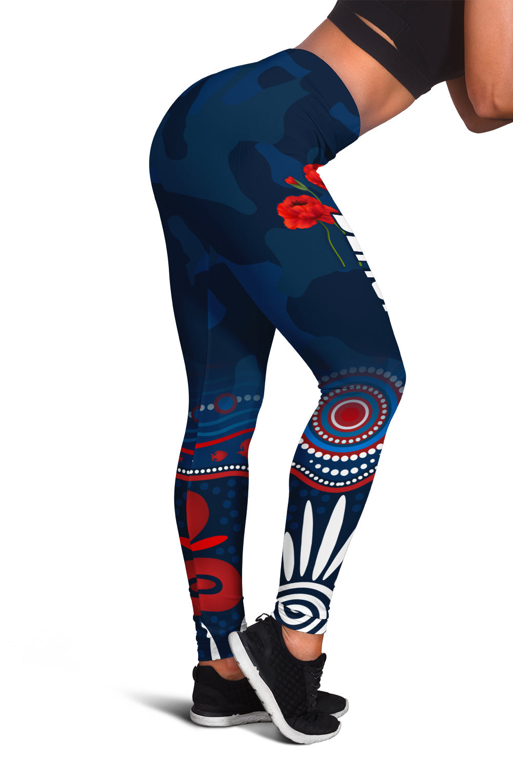 demons-anzac-2022-women-leggings-melbourne-football-aboriginal-poppy