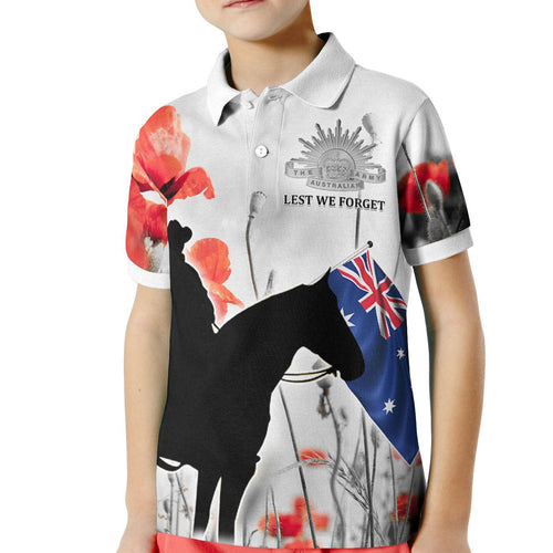 anzac-lest-we-forget-kid-polo-shirts-australian-light-horse