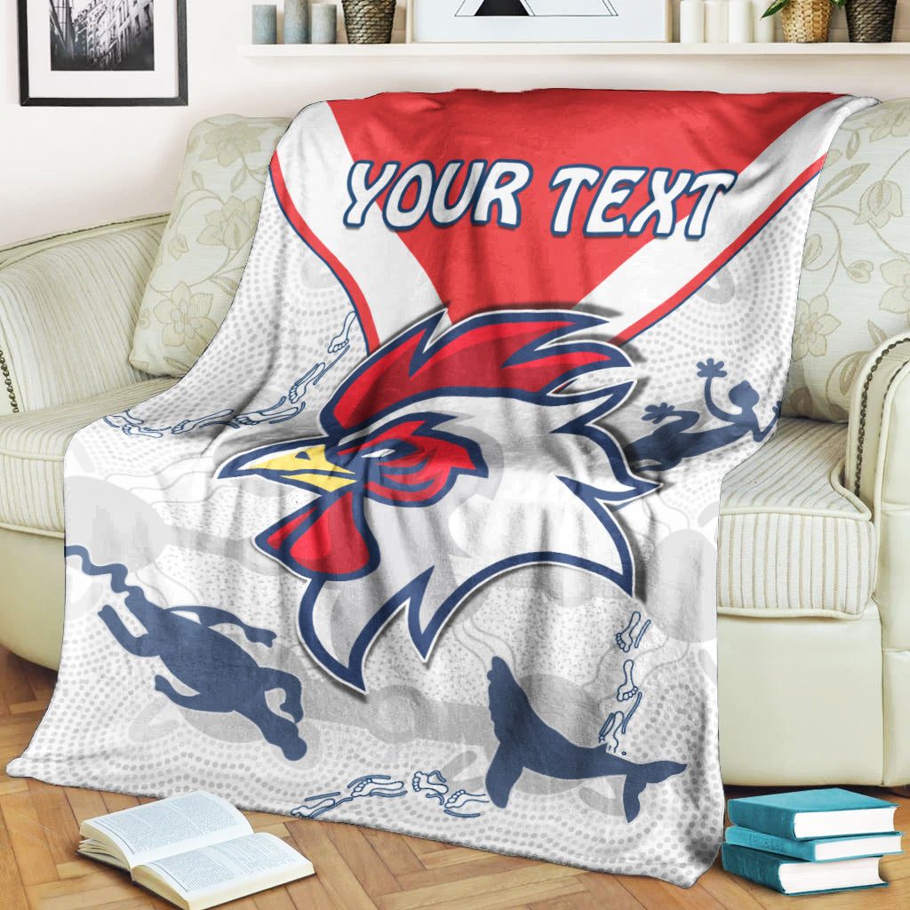 custom-personalised-roosters-premium-blanket-sydney-indigenous-version-white