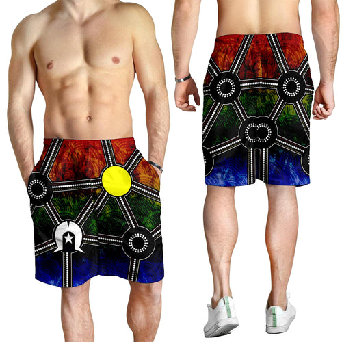 naidoc-week-2021-men-shorts-aboriginal-geometric-style