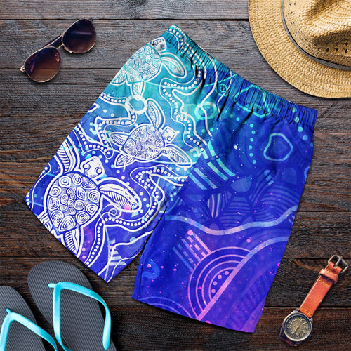 aboriginal-men-short-sea-turtle-with-indigenous-patterns-blue