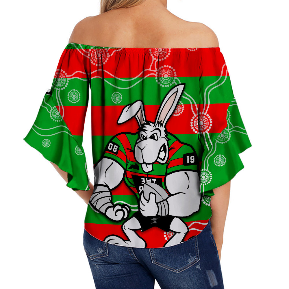 custom-personalised-rabbitohs-off-shoulder-waist-wrap-top-south-sydney