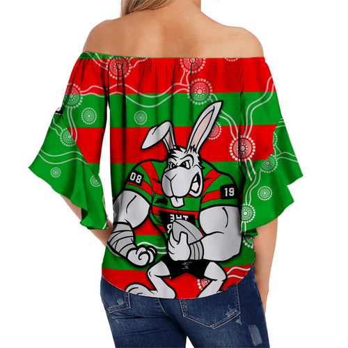 custom-personalised-rabbitohs-off-shoulder-waist-wrap-top-south-sydney