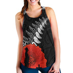 new-zealand-anzac-2022-women-racerback-tank-maori-mix-fern-poppy