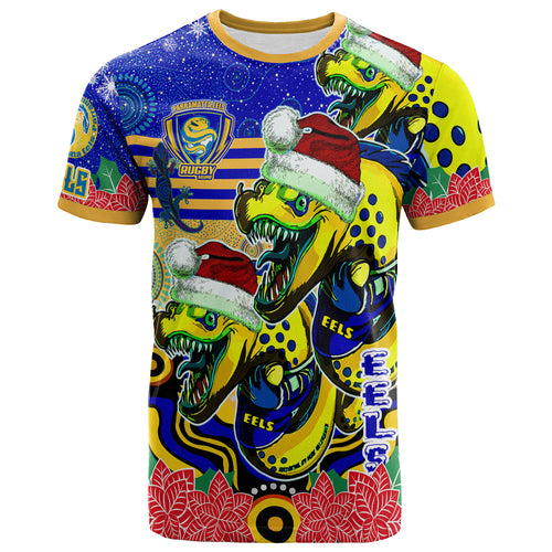 parramatta-eels-rugby-christmas-t-shirt-custom-christmas-super-eels-squad-indigenous-t-shirt