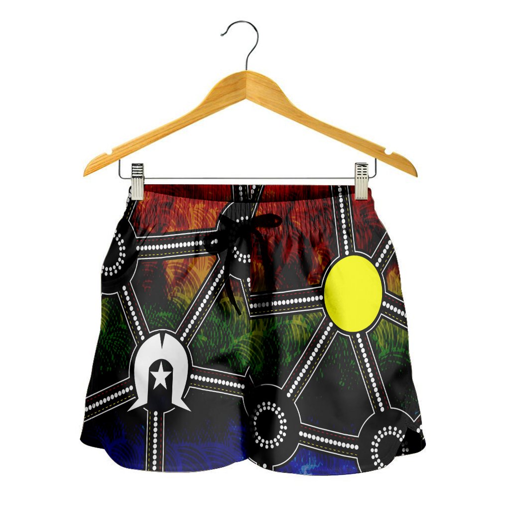 Naidoc Week 2021  Women Short, Aboriginal Geometric Style - Vibe Hoodie