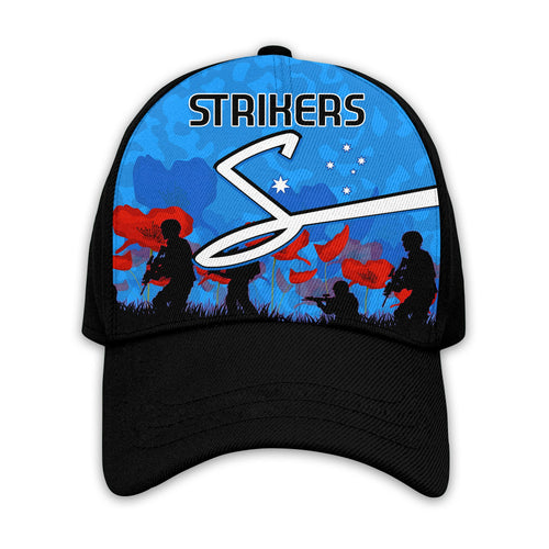 adelaide-strikers-cricket-classic-cap-anzac-day-camouflage-poppy-lest-we-forget