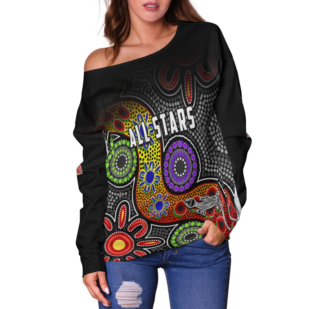 all-stars-christmas-off-shoulder-sweater-indigenous-dreamtime