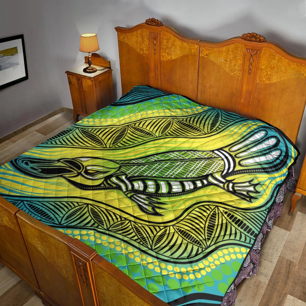 premium-quilts-aboriginal-platypus