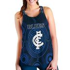 Blues Indigenous Women Racerback Tank 2021 Football Season LT13 - Vibe Hoodie