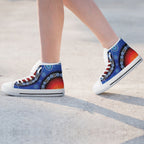 high-top-aboriginal-color-dot-painting