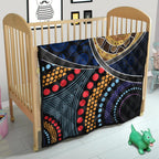 premium-quilts-aboriginal-dot-panting-art-with-snake