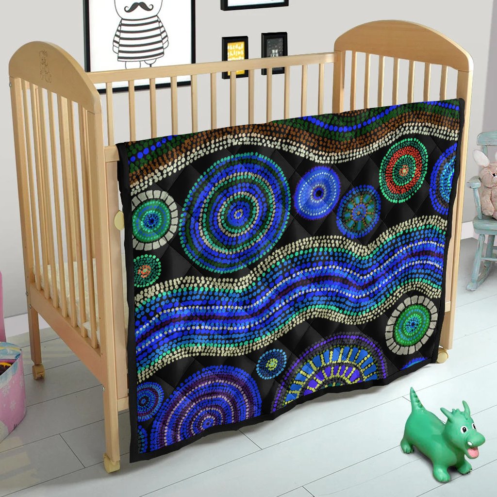 quilts-aboriginal-dot-unique-style-blue