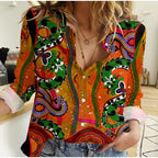 women-casual-shirt-aboriginal-aussie-indigenous-patterns-orange