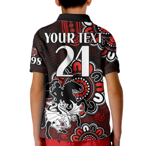 custom-personalised-nrl-st-george-illawarra-dragons-rugby-saints-1998-aboriginal-kid-polo-shirt