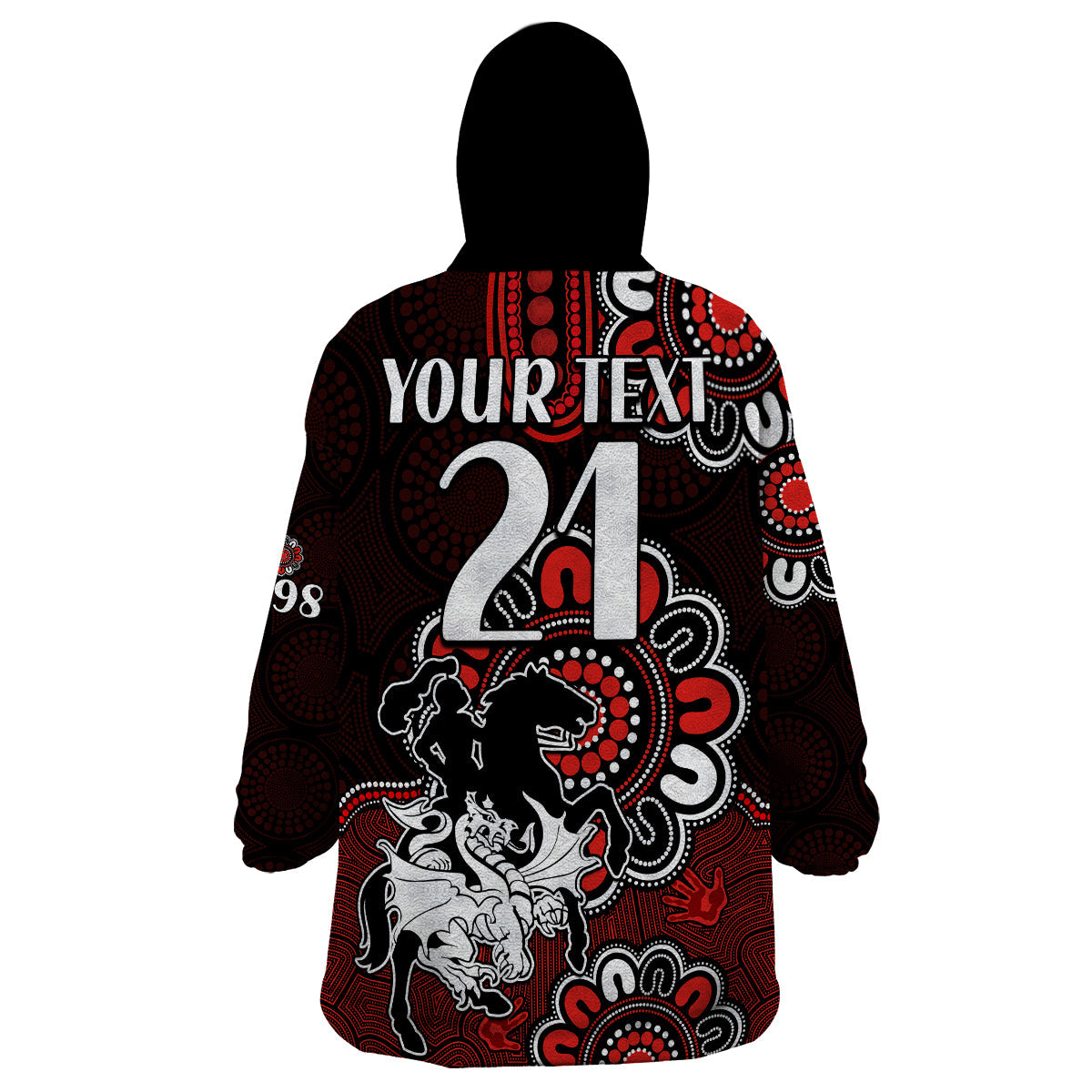 custom-personalised-nrl-st-george-illawarra-dragons-rugby-saints-1998-aboriginal-wearable-blanket-hoodie