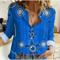women-casual-shirt-aussie-aboriginal-sea-turtle-ver01