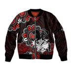 custom-personalised-nrl-st-george-illawarra-dragons-rugby-saints-1998-aboriginal-sleeve-zip-bomber-jacket