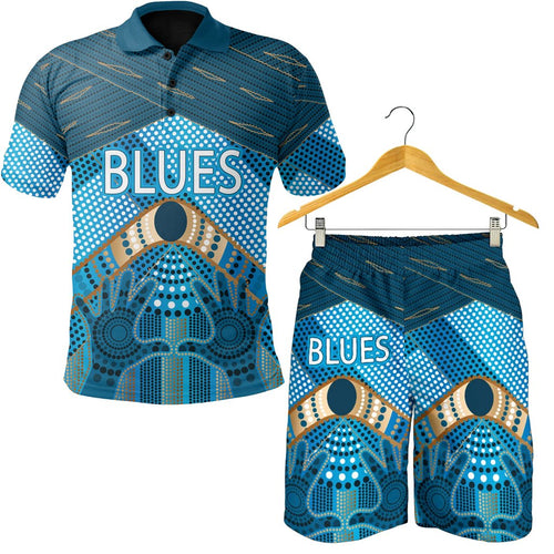 combo-polo-shirt-and-men-short-new-south-wales-blues-indigenous