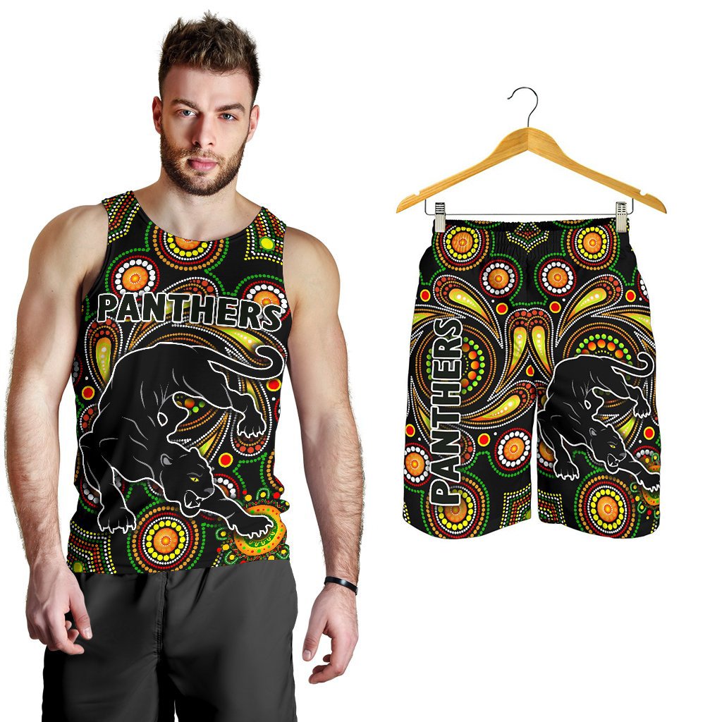 combo-men-tank-top-and-men-short-penrith-panthers-indigenous-vibes