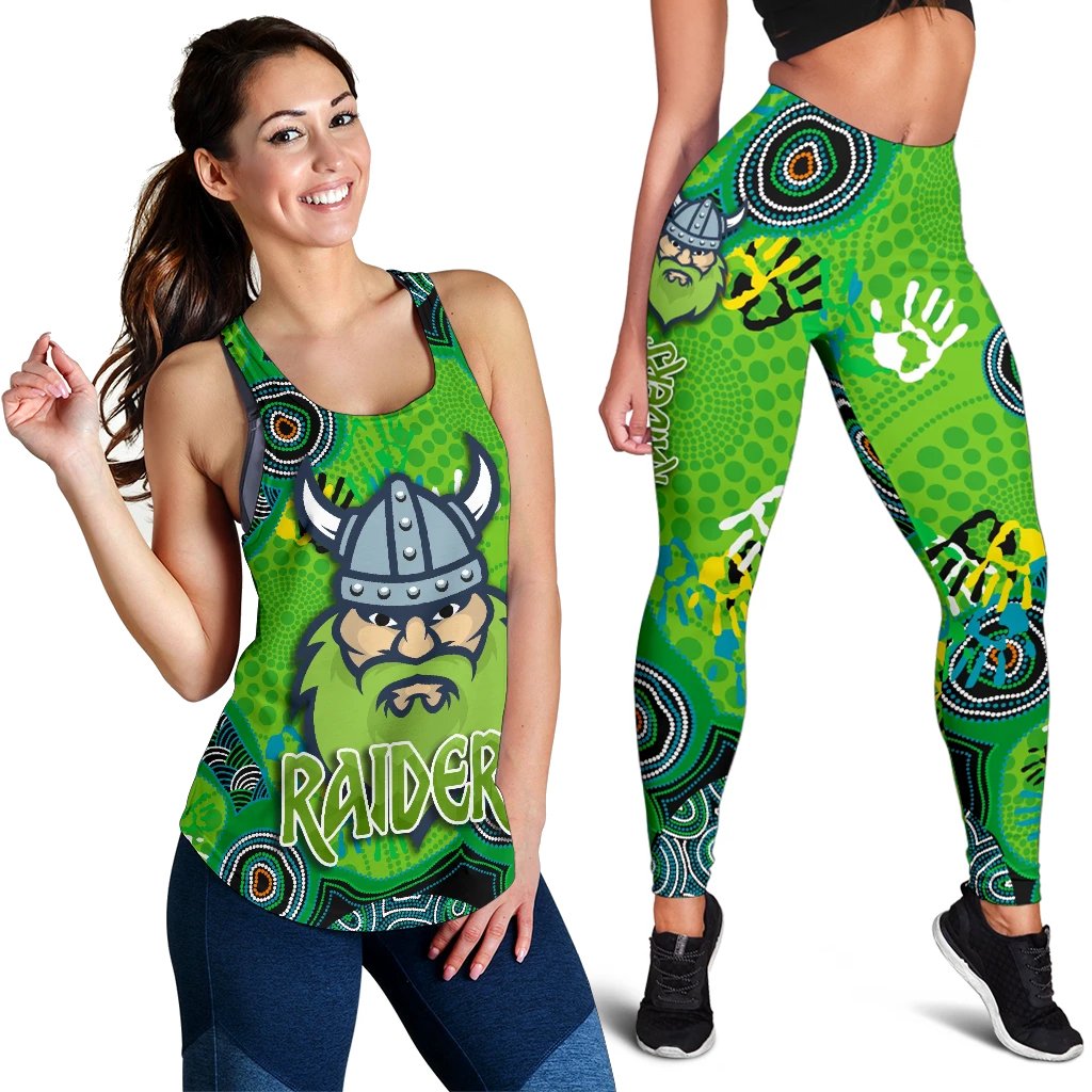 combo-racerback-tank-and-legging-canberra-raiders-viking-indigenous