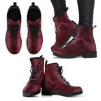 burgundy-new-zealand-fern-leather-boots