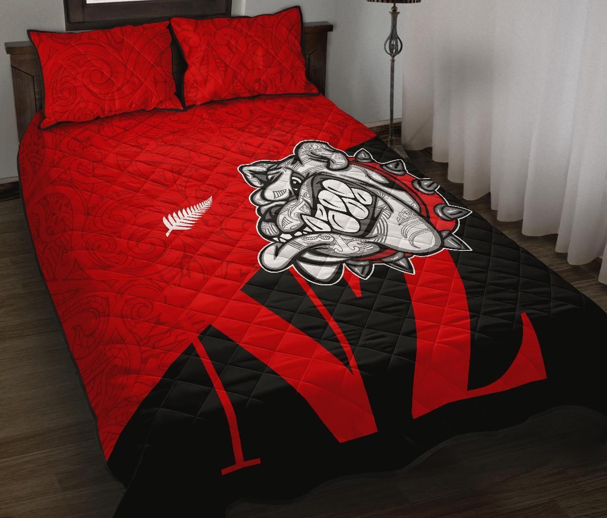 aotearoa-bulldog-maori-quilt-bed-set-red