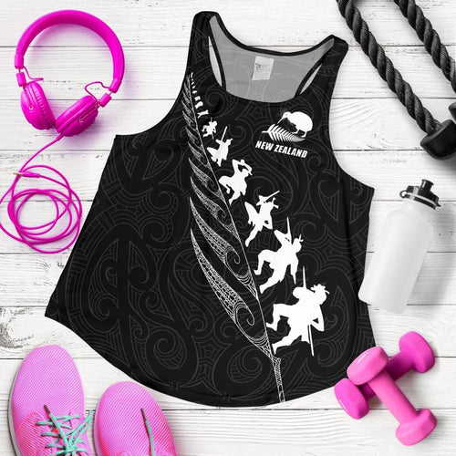 New Zealand Haka Fern Kiwi Bird Racerback Tanks - Vibe Hoodie
