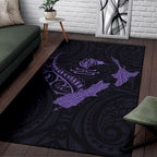 new-zealand-heart-area-rug-map-kiwi-mix-silver-fern-pastel-purple