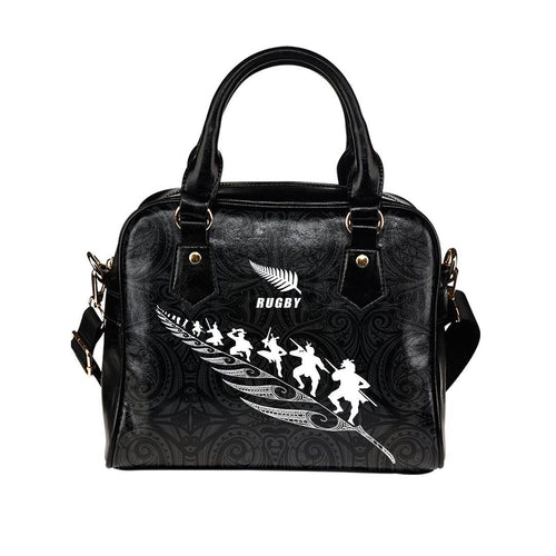 Rugby Haka Fern Shoulder Handbag - Vibe Hoodie