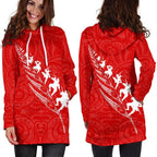 rugby-haka-fern-hoodie-dress-red