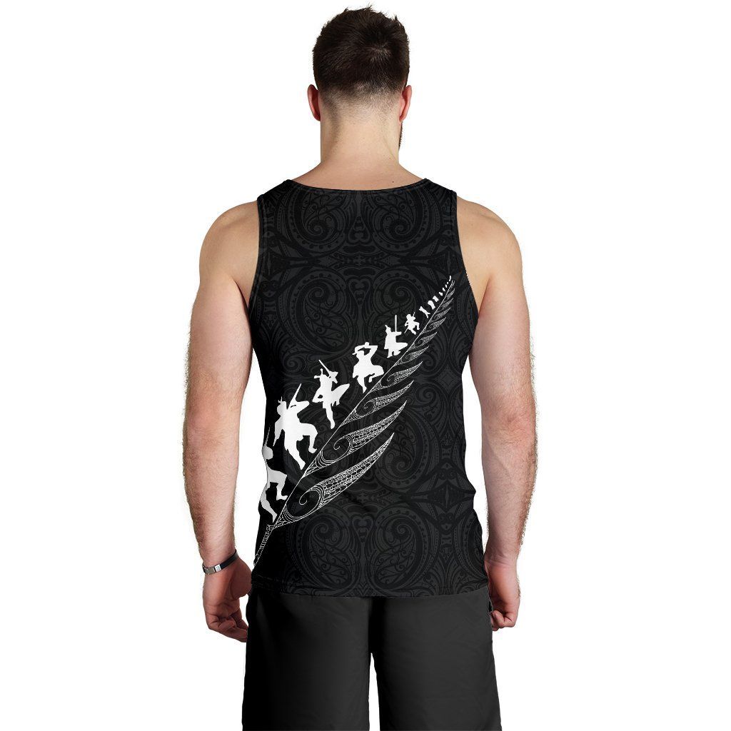 rugby-haka-fern-tank-tops-for-men-black