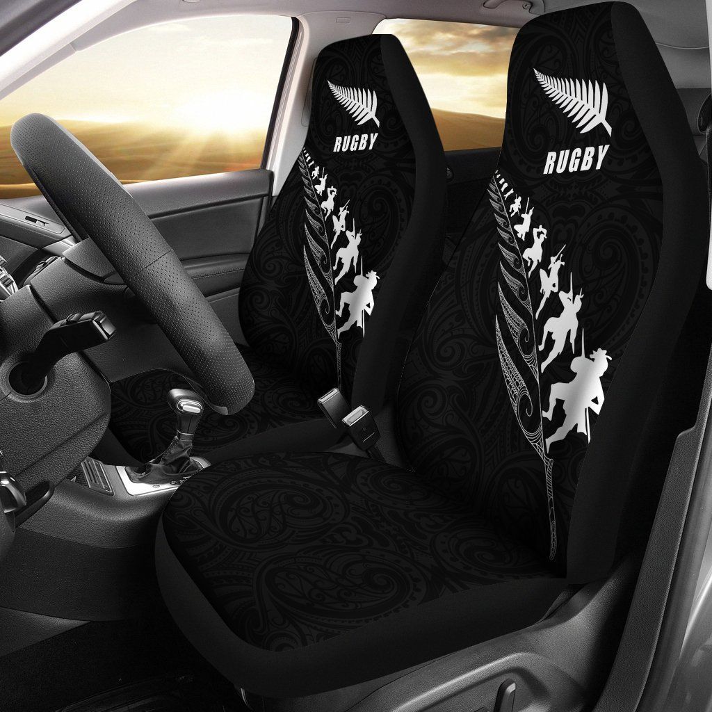 rugby-haka-fern-car-seat-covers-black