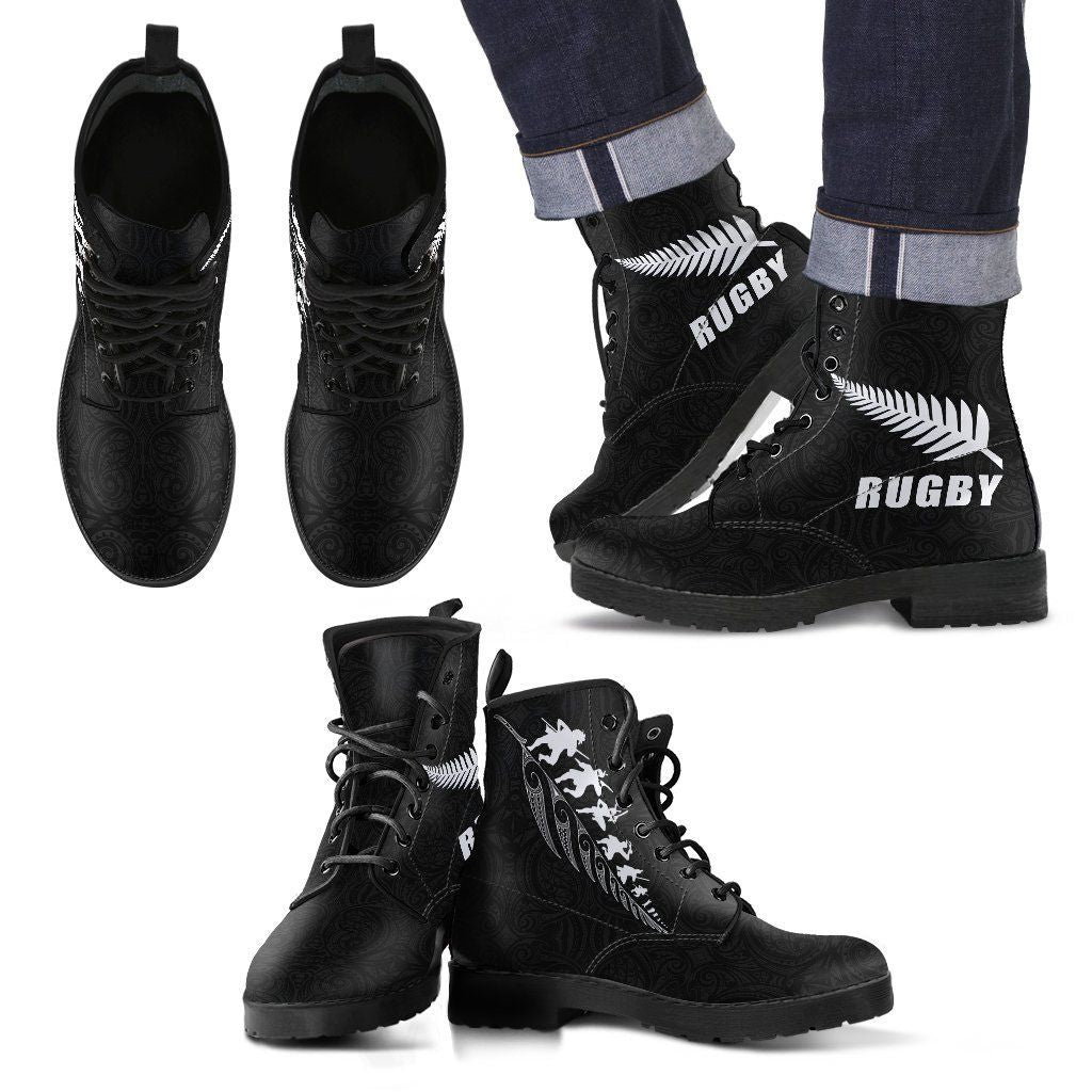 rugby-haka-fern-leather-boots-black
