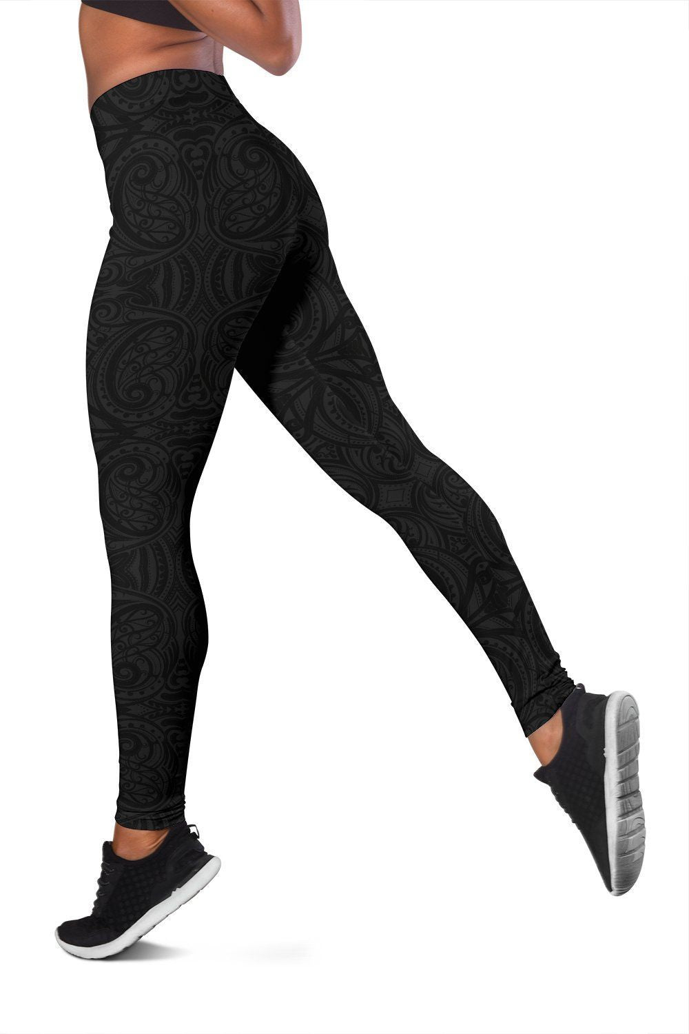 rugby-haka-fern-black-leggings