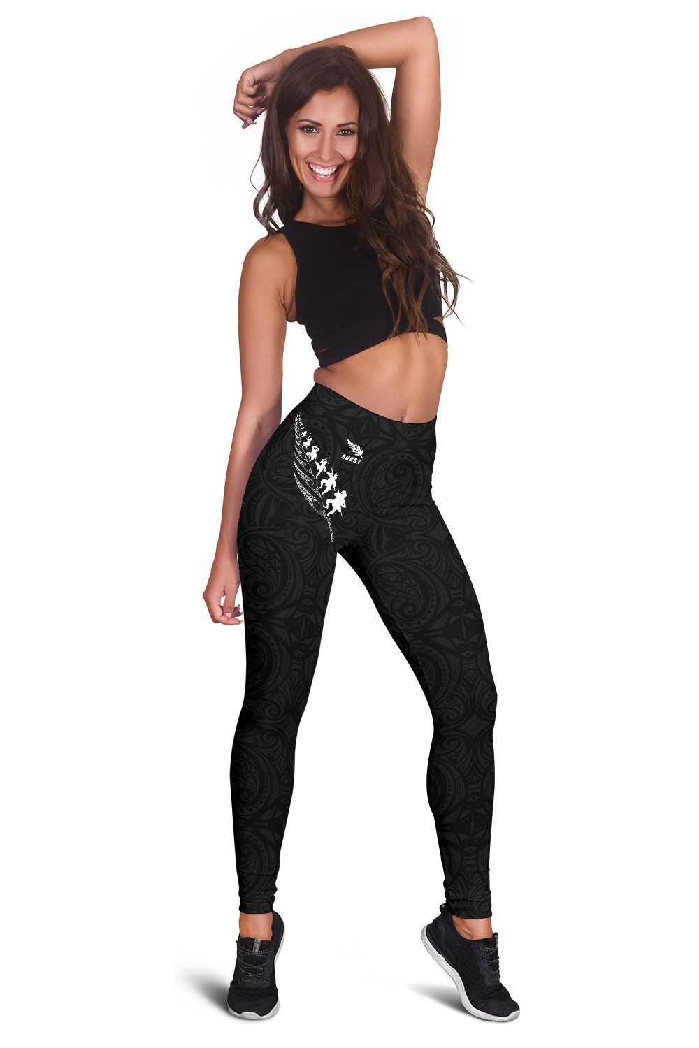 rugby-haka-fern-black-leggings