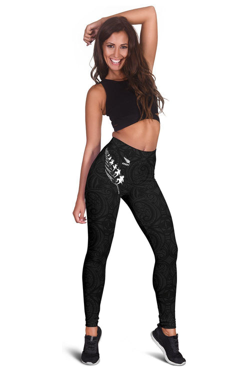 rugby-haka-fern-black-leggings
