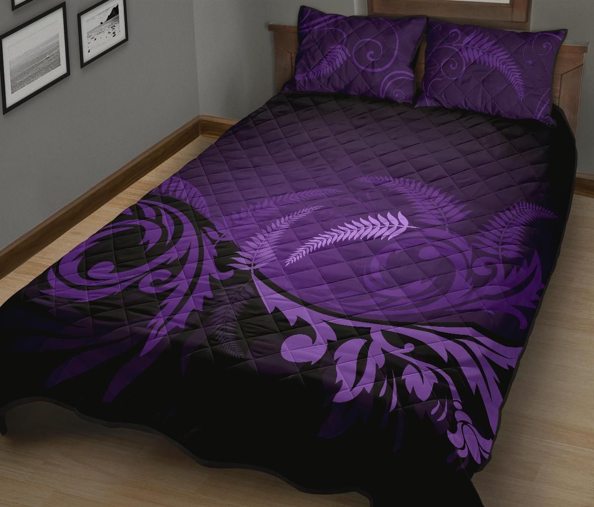 new-zealand-silver-fern-quilt-bed-set-purple